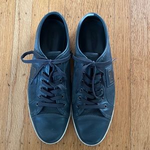 Dolce & Gabbana Sport Mens size 11 dark blue leather and suede